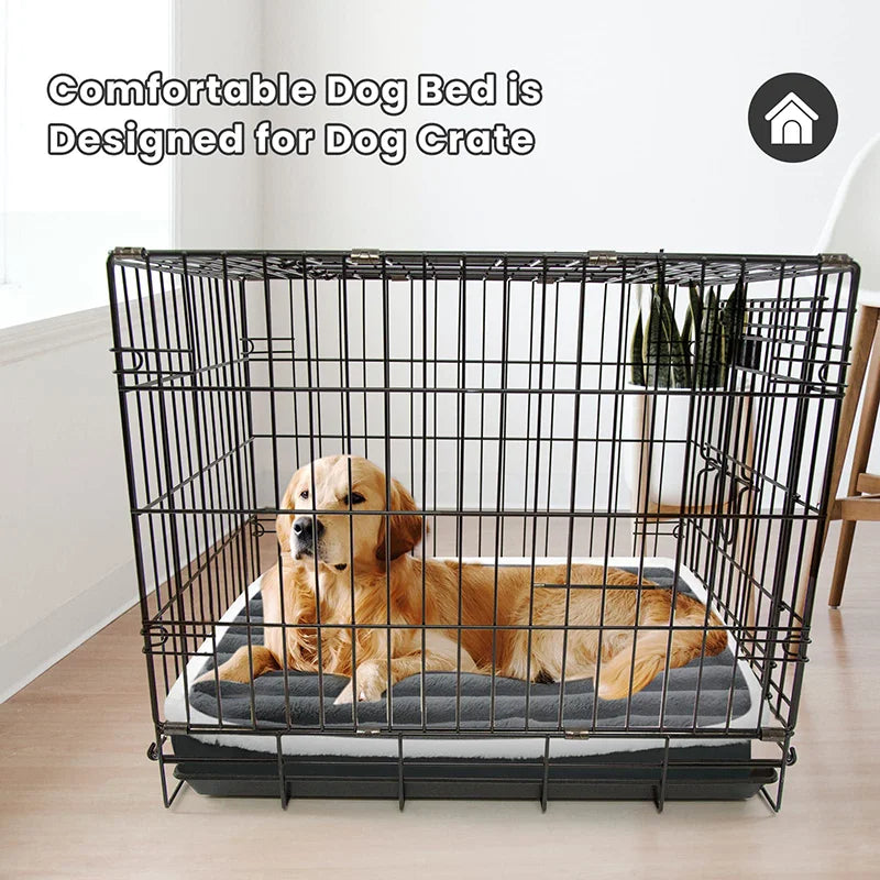 Tapete de Cama para Cães com Zíper Colchão Remolvável para Animais de Estimação para Dormir para Cães Colchão Lavável para Cães Almofada para Animais de Estimação Pequenos e Médios