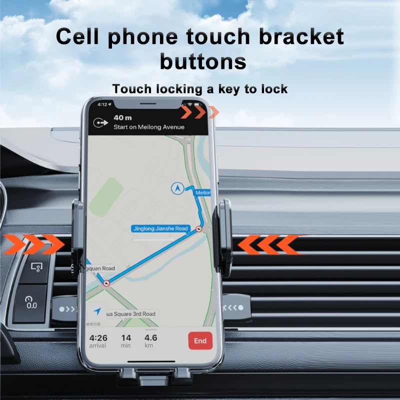 Bracket Universal Auto Suporte de Celular Para Navegação GPS Universal Desk Pára-brisa Suporte Pendurado